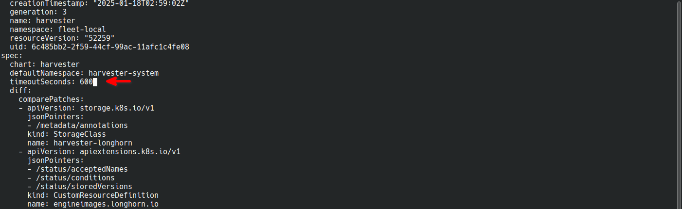 upgrade with another default storage class workaround