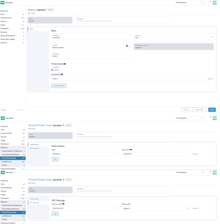 peering VPC